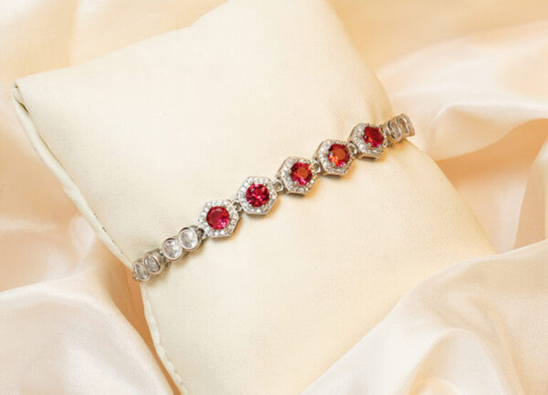 Crimson Bloom Jewelry Embodies a bold yet Elegant Aesthetic