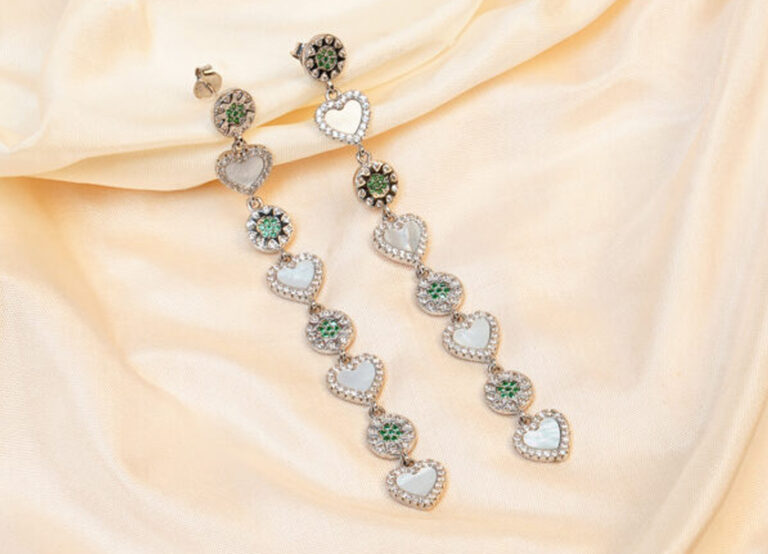 Little Hearts Silver Earrings
